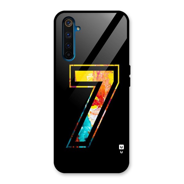 Lucky Number Glass Back Case for Realme 6 Pro