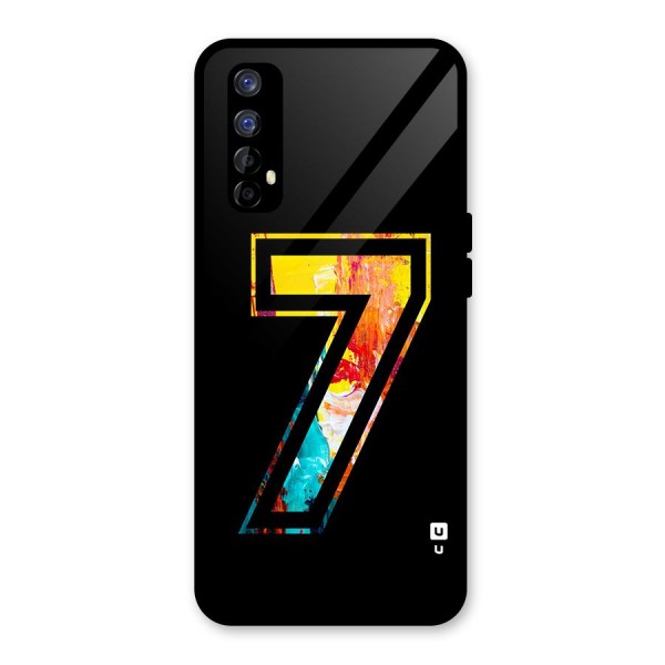 Lucky Number Glass Back Case for Realme 7