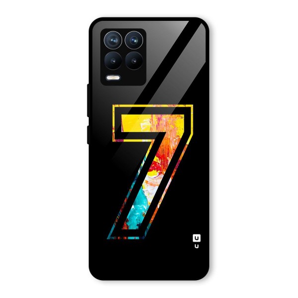 Lucky Number Glass Back Case for Realme 8 Pro