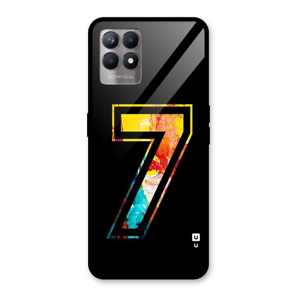 Lucky Number Glass Back Case for Realme 8i