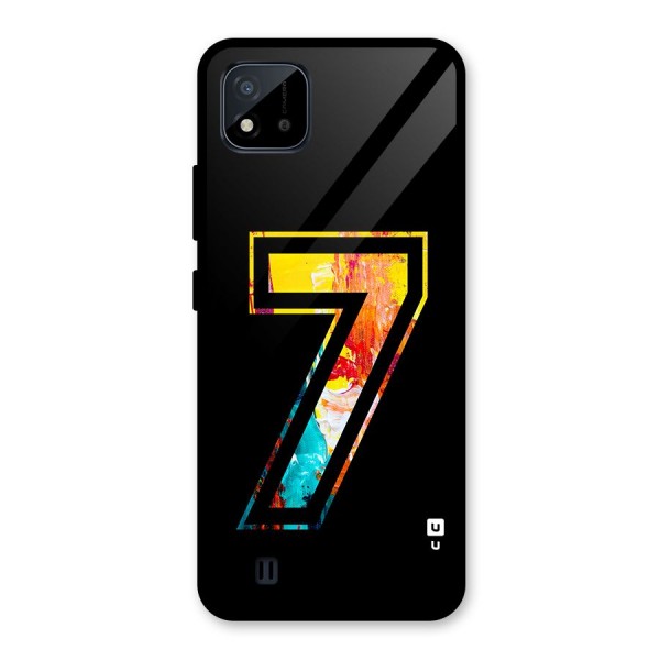 Lucky Number Glass Back Case for Realme C11 2021