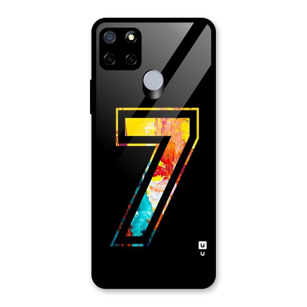 Lucky Number Glass Back Case for Realme C12