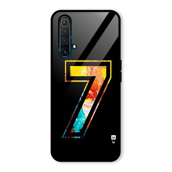 Lucky Number Glass Back Case for Realme X3 SuperZoom