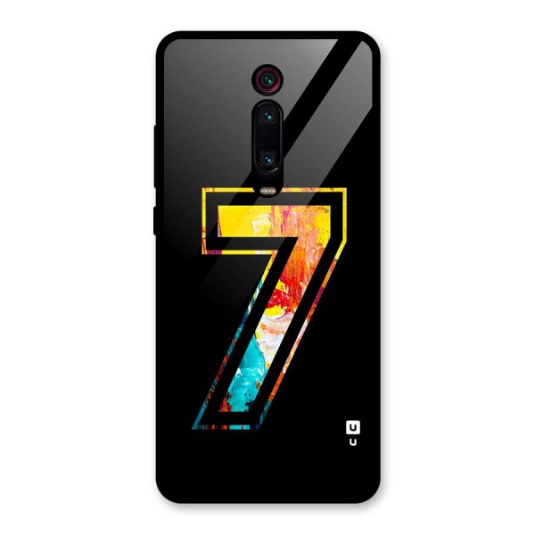 Lucky Number Glass Back Case for Redmi K20 Pro