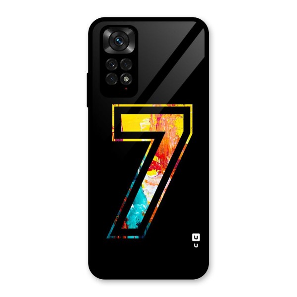 Lucky Number Glass Back Case for Redmi Note 11S