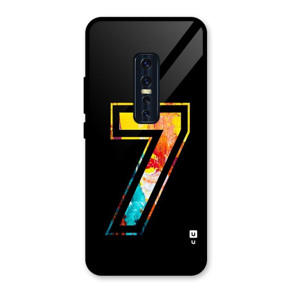 Lucky Number Glass Back Case for Vivo V17 Pro