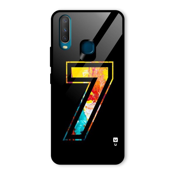 Lucky Number Glass Back Case for Vivo Y12