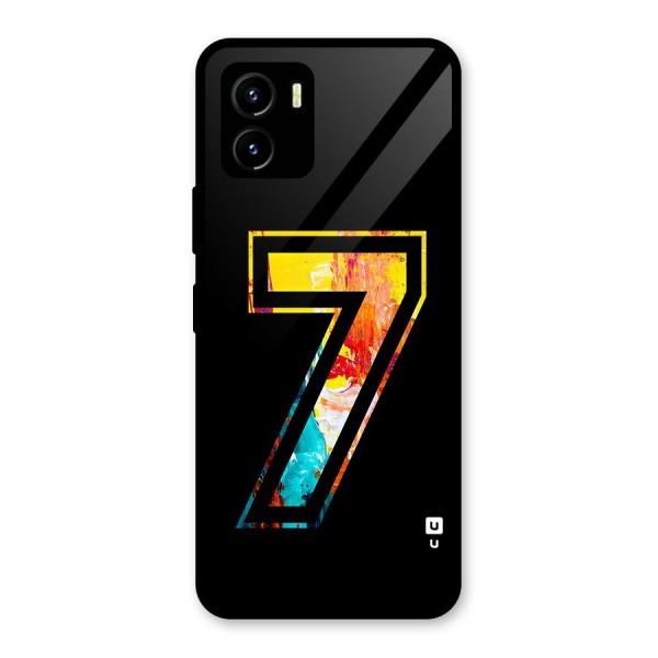 Lucky Number Glass Back Case for Vivo Y15s