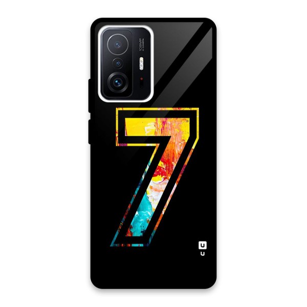 Lucky Number Glass Back Case for Xiaomi 11T Pro