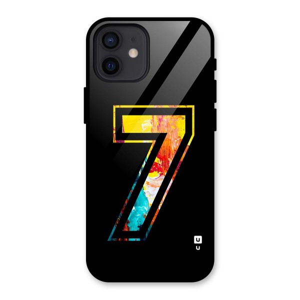 Lucky Number Glass Back Case for iPhone 12