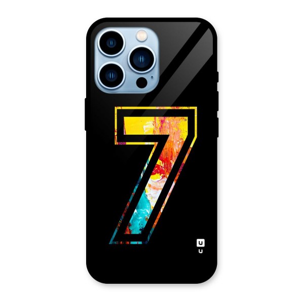 Lucky Number Glass Back Case for iPhone 13 Pro