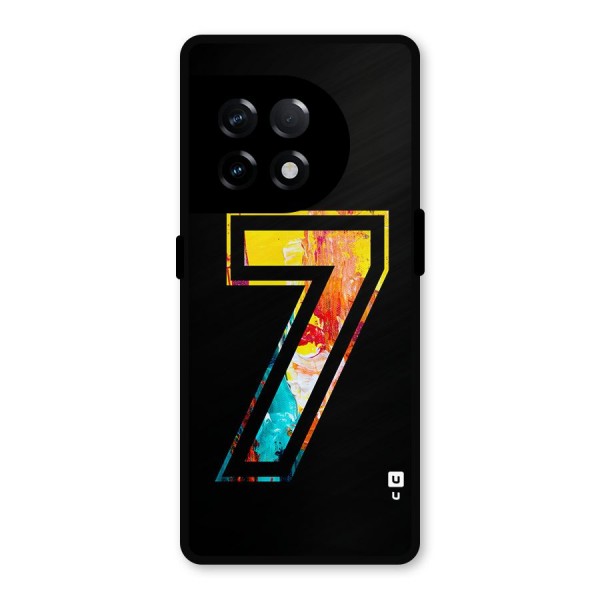 Lucky Number Metal Back Case for OnePlus 11R