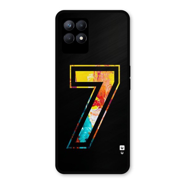 Lucky Number Metal Back Case for Realme 8i