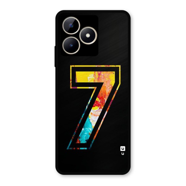 Lucky Number Metal Back Case for Realme Narzo N53