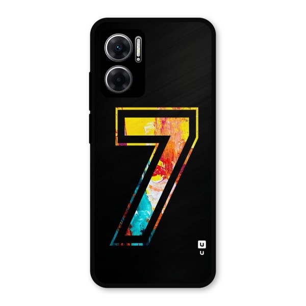 Lucky Number Metal Back Case for Redmi 11 Prime 5G