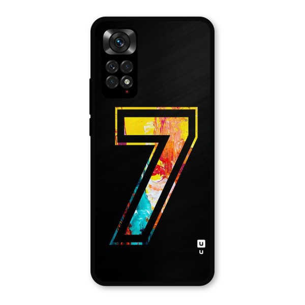 Lucky Number Metal Back Case for Redmi Note 11