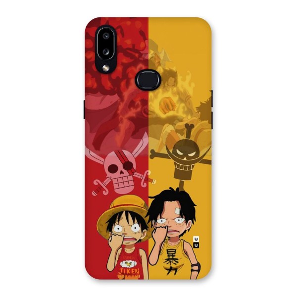 Luffy And Ace Back Case for Galaxy A10s