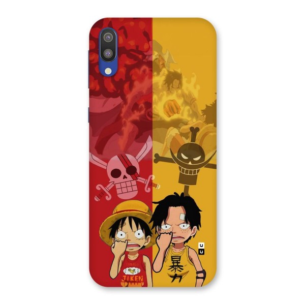 Luffy And Ace Back Case for Galaxy M10