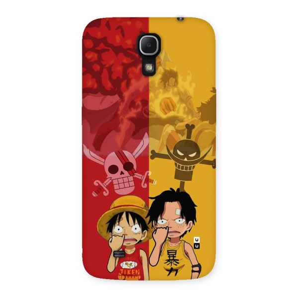 Luffy And Ace Back Case for Galaxy Mega 6.3