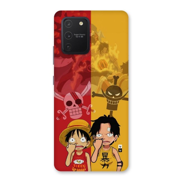 Luffy And Ace Back Case for Galaxy S10 Lite