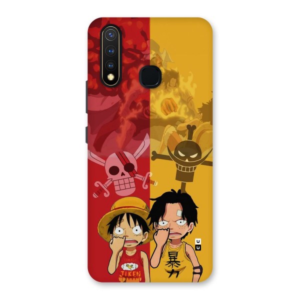 Luffy And Ace Back Case for Vivo U20