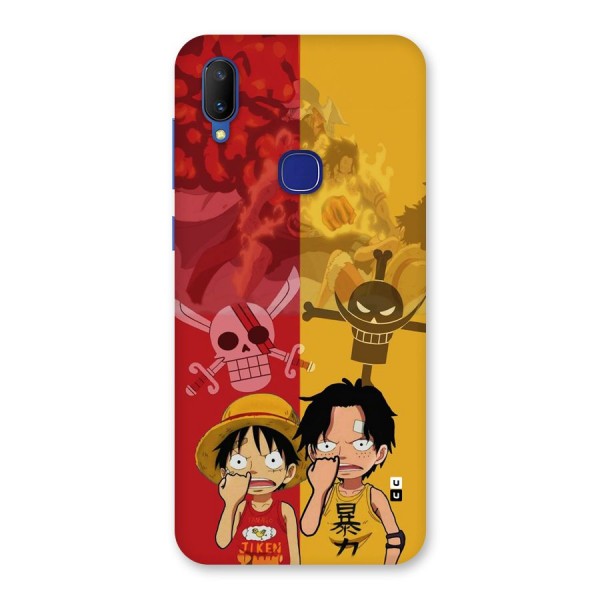 Luffy And Ace Back Case for Vivo V11