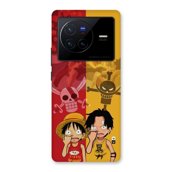 Luffy And Ace Back Case for Vivo X80