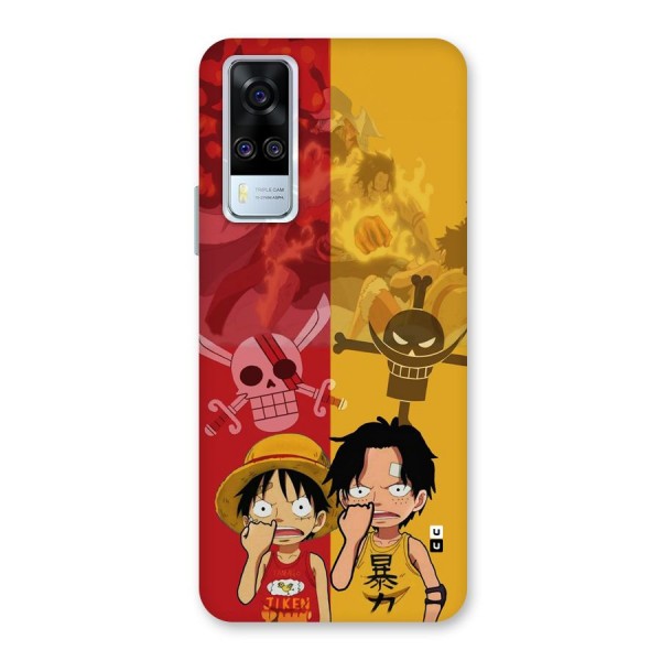 Luffy And Ace Back Case for Vivo Y51