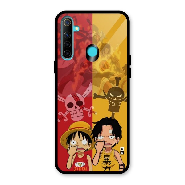 Luffy And Ace Glass Back Case for Realme Narzo 10