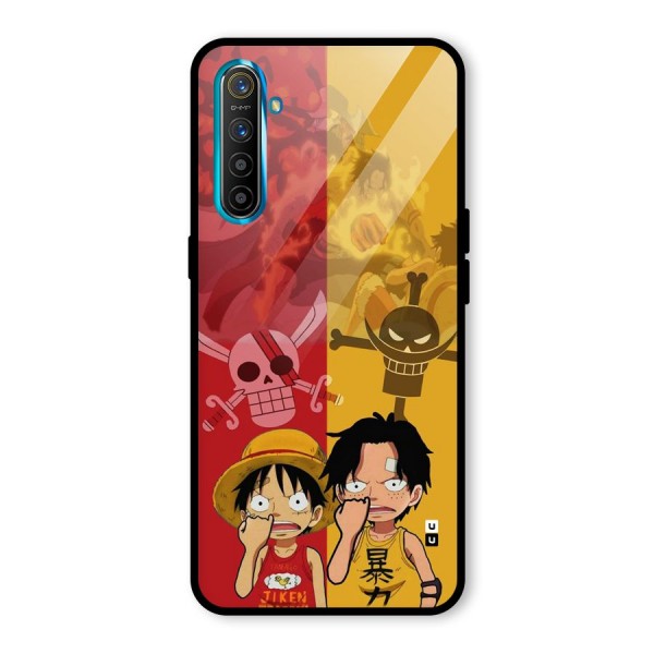 Luffy And Ace Glass Back Case for Realme X2