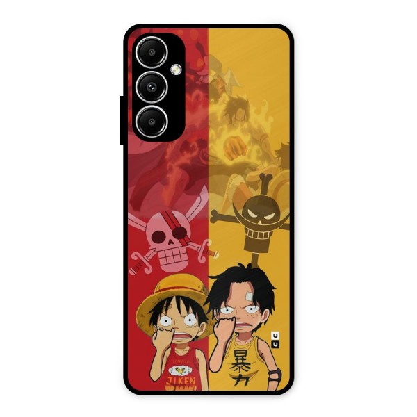 Luffy And Ace Metal Back Case for Galaxy A05s