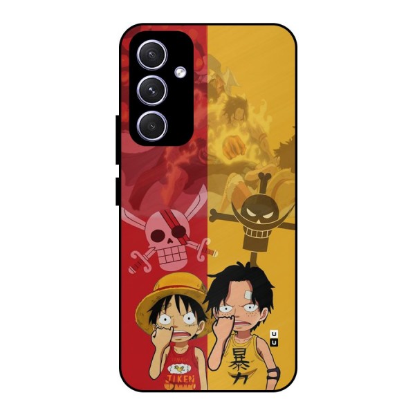 Luffy And Ace Metal Back Case for Galaxy A54