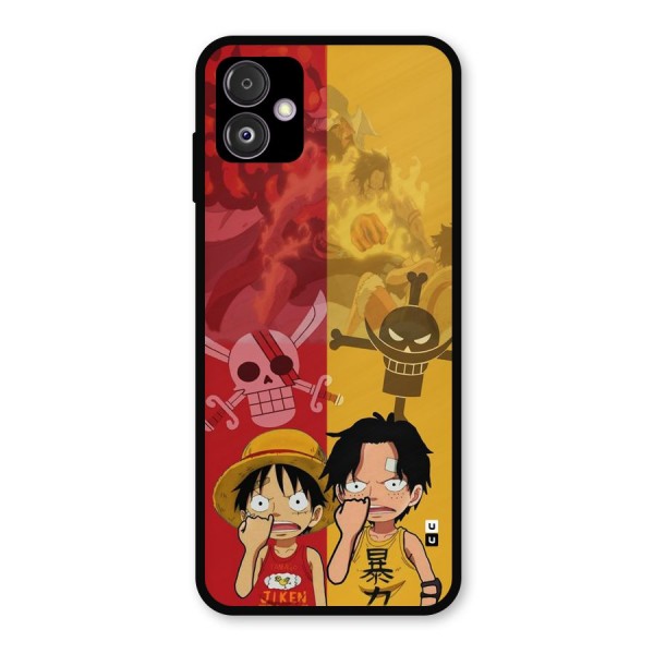 Luffy And Ace Metal Back Case for Galaxy F14