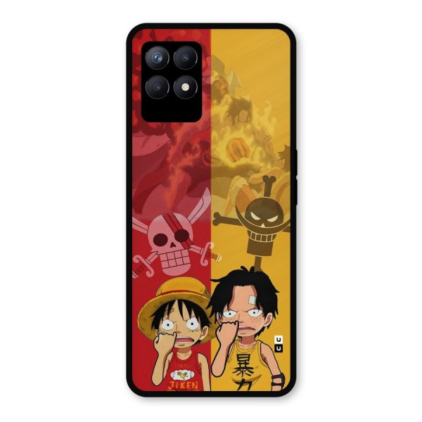 Luffy And Ace Metal Back Case for Realme 8i