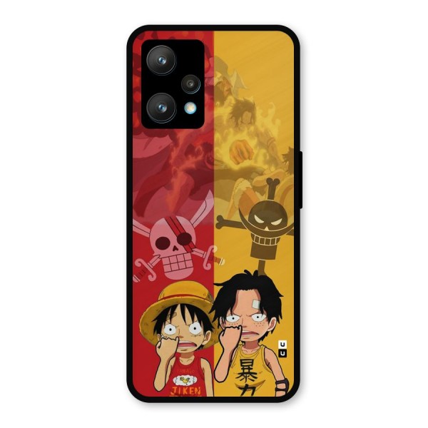 Luffy And Ace Metal Back Case for Realme 9