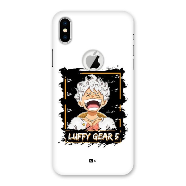 Luffy Gear 5 Back Case for iPhone XS Logo Cut