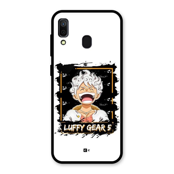 Luffy Gear 5 Glass Back Case for Galaxy A30