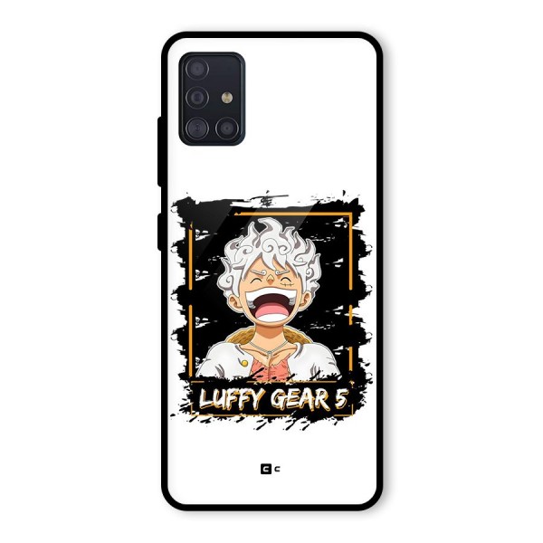 Luffy Gear 5 Glass Back Case for Galaxy A51