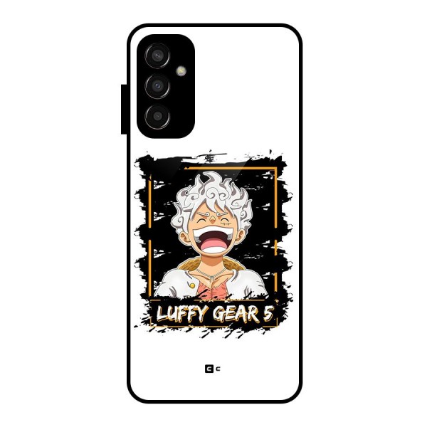 Luffy Gear 5 Glass Back Case for Galaxy F13