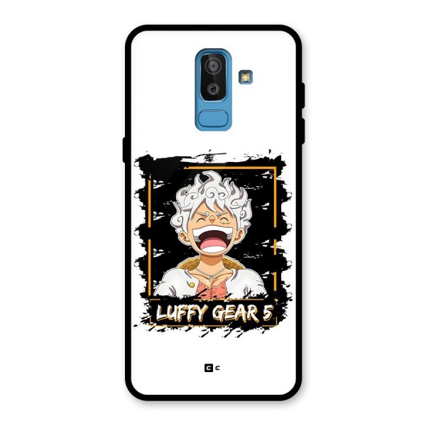 Luffy Gear 5 Glass Back Case for Galaxy J8