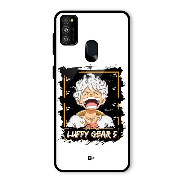 Luffy Gear 5 Glass Back Case for Galaxy M21