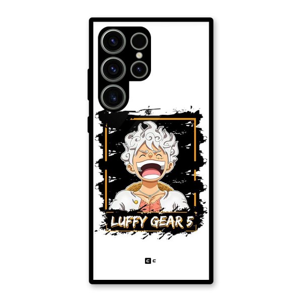 Luffy Gear 5 Glass Back Case for Galaxy S23 Ultra