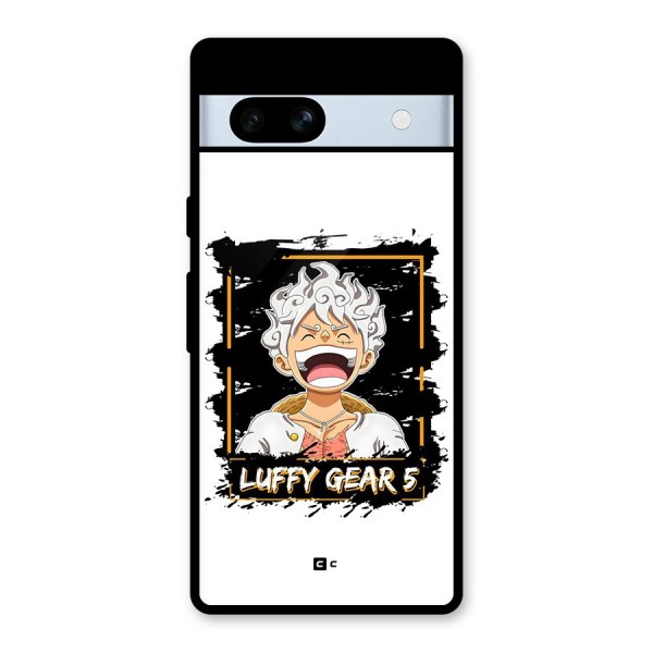 Luffy Gear 5 Glass Back Case for Google Pixel 7a