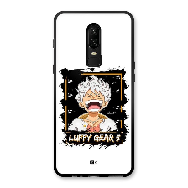 Luffy Gear 5 Glass Back Case for OnePlus 6