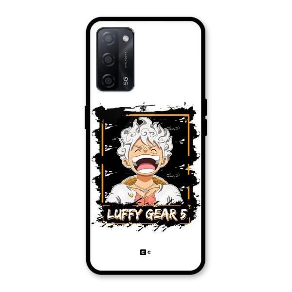 Luffy Gear 5 Glass Back Case for Oppo A53s 5G