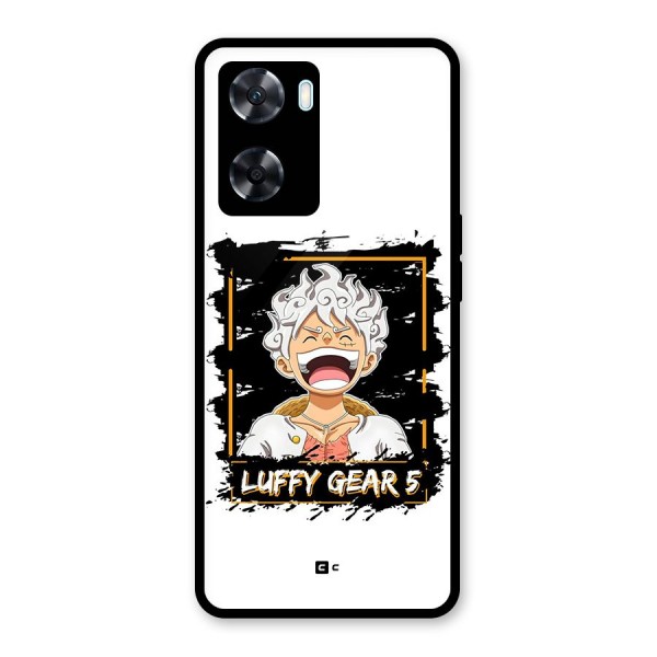 Luffy Gear 5 Glass Back Case for Oppo A77s