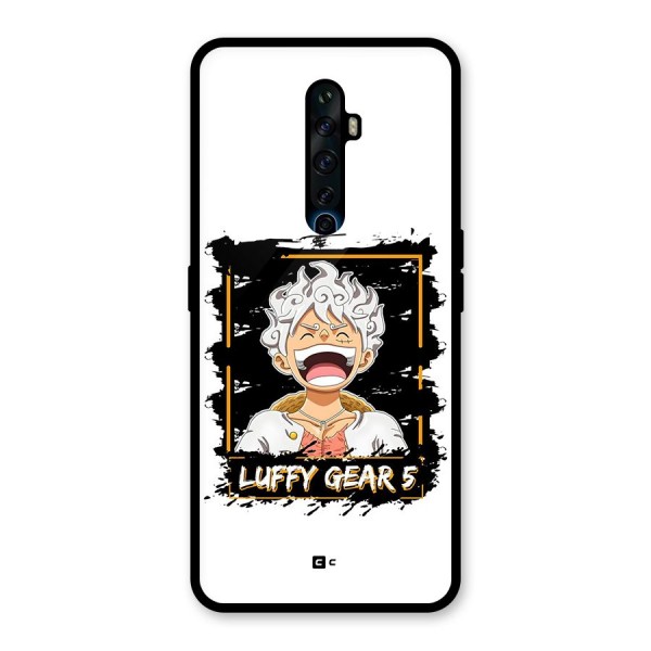 Luffy Gear 5 Glass Back Case for Oppo Reno2 F