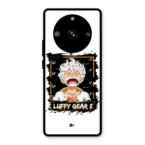 Luffy Gear 5 Glass Back Case for Realme 11 Pro