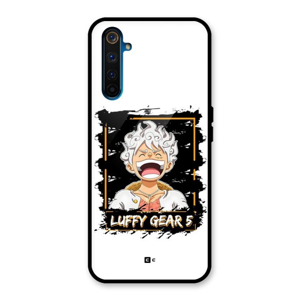 Luffy Gear 5 Glass Back Case for Realme 6 Pro