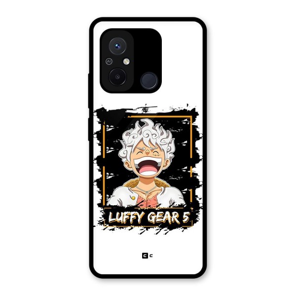 Luffy Gear 5 Glass Back Case for Redmi 12C